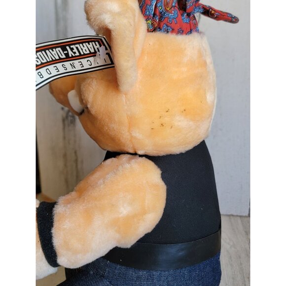 Vintage Harley Davidson bandana Pig Hog biker Toy motorcycle play by play - Picture 7 of 11